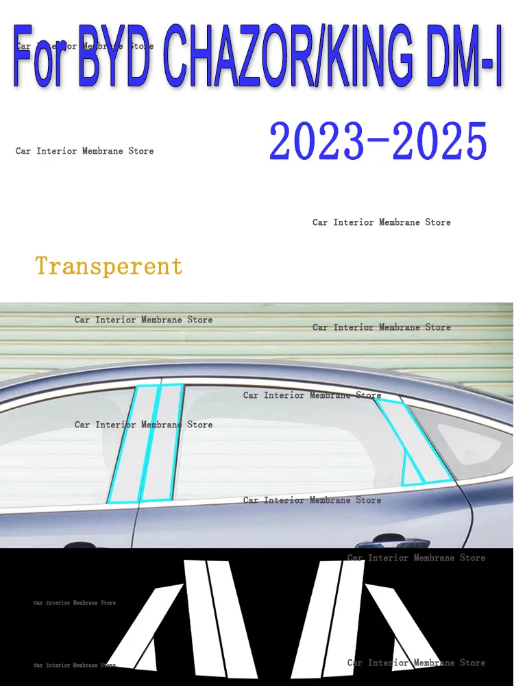 For BYD CHAZOR/KING DM-I 2023-2025 B/C-Pillars Car Exterior Automobile Pillar Anti-scratch TPU film protect Protective Film
For BYD CHAZOR/KING DM-I 2023-2025 B/C-Pillars Car Exterior Automobile Pillar Anti-scratch TPU film protect Protective Film