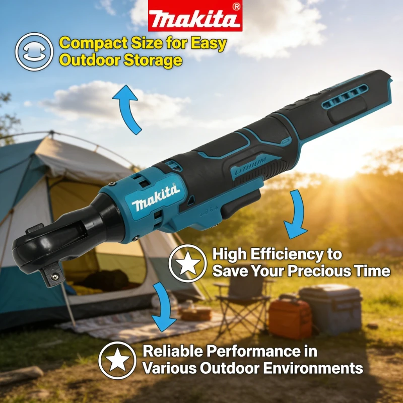 Makita 18V 10/13/15mm Brushless Ratchet Wrench Cordless Driver Multifunction Variable Speed Power Wrench Power Tools
Makita 18V 10/13/15mm Brushless Ratchet Wrench Cordless Driver Multifunction Variable Speed Power Wrench Power Tools