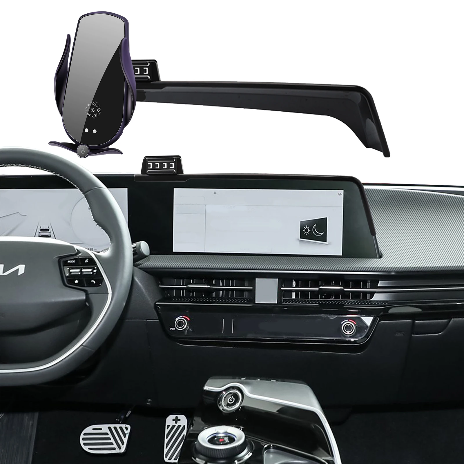 for Kia EV6 2021 2022 2023 2024 GT Line (12.3inch) Phone Holder Screen Fixed Navigation Bracket Base Wireless Charging
for Kia EV6 2021 2022 2023 2024 GT Line (12.3inch) Phone Holder Screen Fixed Navigation Bracket Base Wireless Charging