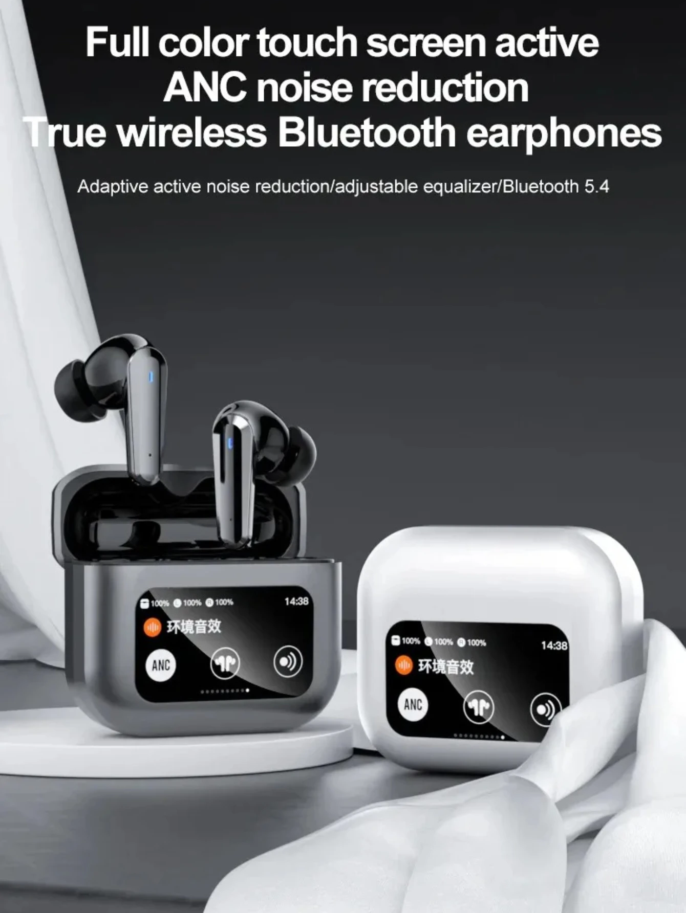 TWS Q30 Цветной экран Bluetooth 5,4 Беспроводные наушники ENC +ANC с шумоподавлением 6 долговечных гарнитур для телефона ПК
TWS Q30 Цветной экран Bluetooth 5,4 Беспроводные наушники ENC +ANC с шумоподавлением 6 долговечных гарнитур для телефона ПК