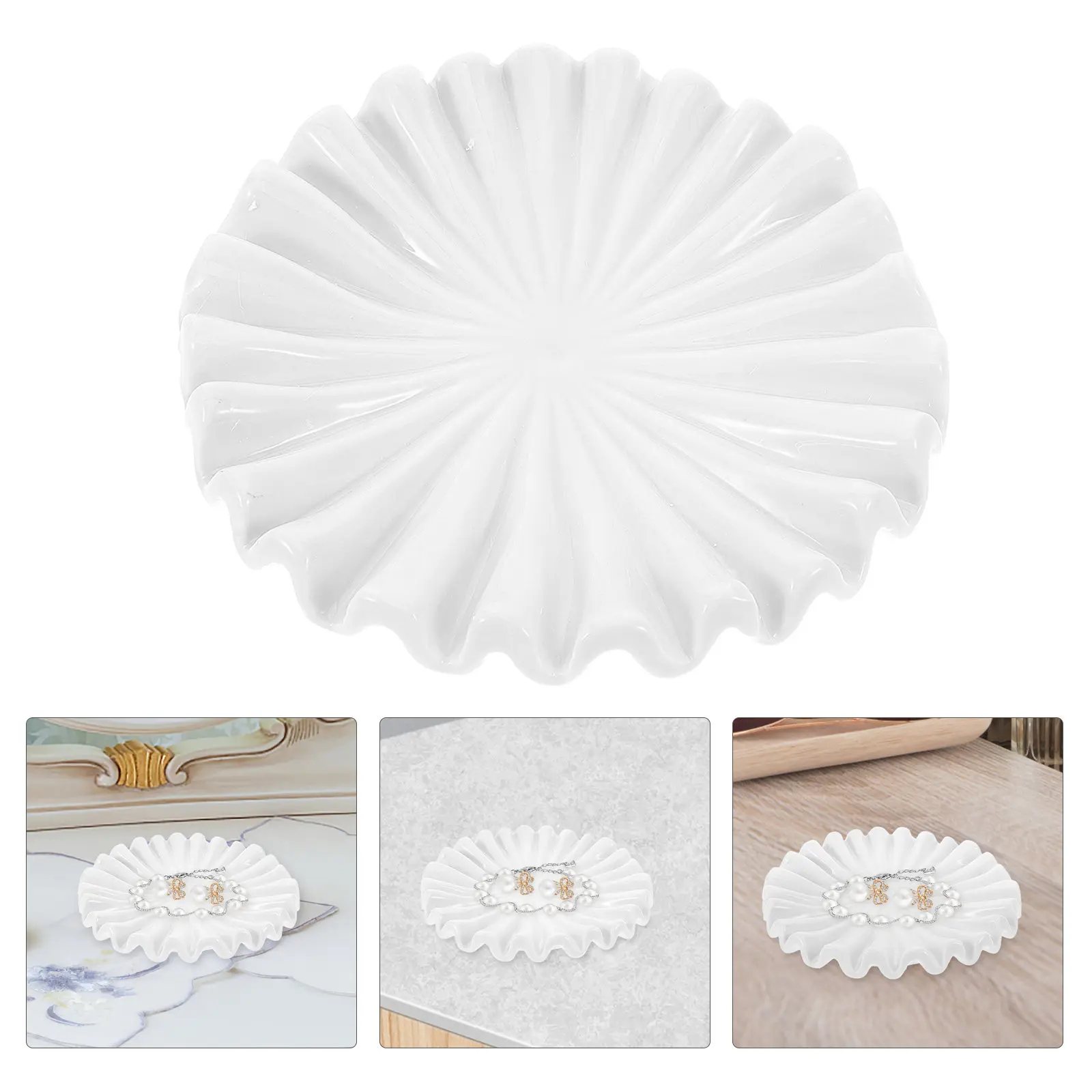 Ceramic Jewelry Tray Elegant Trinket Dish for Keys Rings Necklaces Small Decorative Tray Ring Holder Dish Home Decor Accessory
Ceramic Jewelry Tray Elegant Trinket Dish for Keys Rings Necklaces Small Decorative Tray Ring Holder Dish Home Decor Accessory