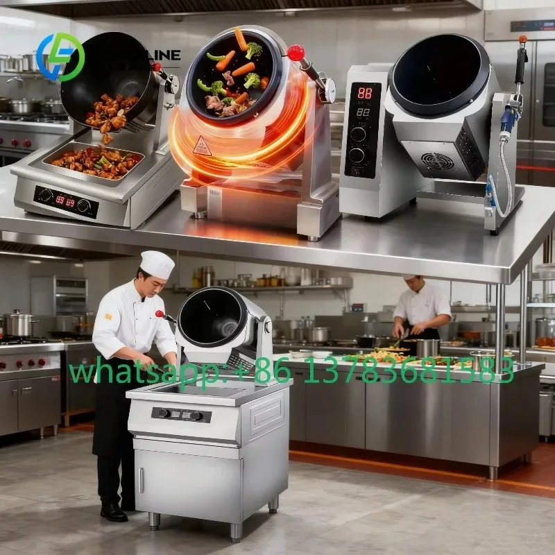 Robot Gas Commercial Electric Kitchen Rotating Stir Wok Automatic Self Cooking Fried Rice Fry Machine Pot Maker Cooker Equipment
Robot Gas Commercial Electric Kitchen Rotating Stir Wok Automatic Self Cooking Fried Rice Fry Machine Pot Maker Cooker Equipment