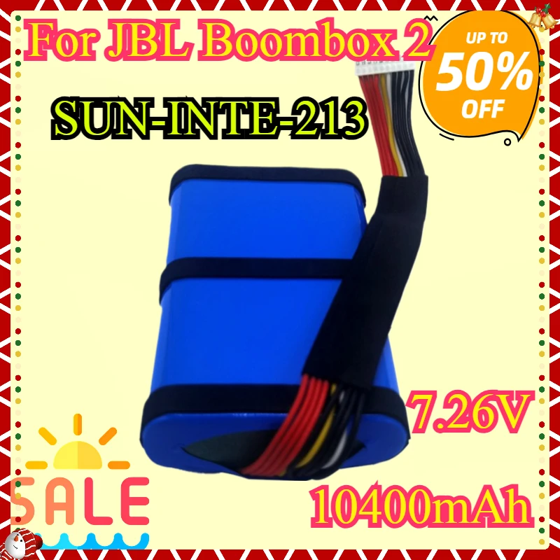 New High quality For JBL Boombox 2 Battery 7.26V 104000mAh Batteria SUN-INTE-213 for JBL Boombox 2 speaker
New High quality For JBL Boombox 2 Battery 7.26V 104000mAh Batteria SUN-INTE-213 for JBL Boombox 2 speaker