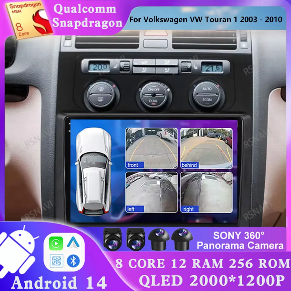 Android 14 For Volkswagen VW Touran 1 2003 - 2010 Multimedia Navigation 4G LTE GPS 5G WIFI Head Unit Viedo Player 2 DIN DVD AUTO
Android 14 For Volkswagen VW Touran 1 2003 - 2010 Multimedia Navigation 4G LTE GPS 5G WIFI Head Unit Viedo Player 2 DIN DVD AUTO