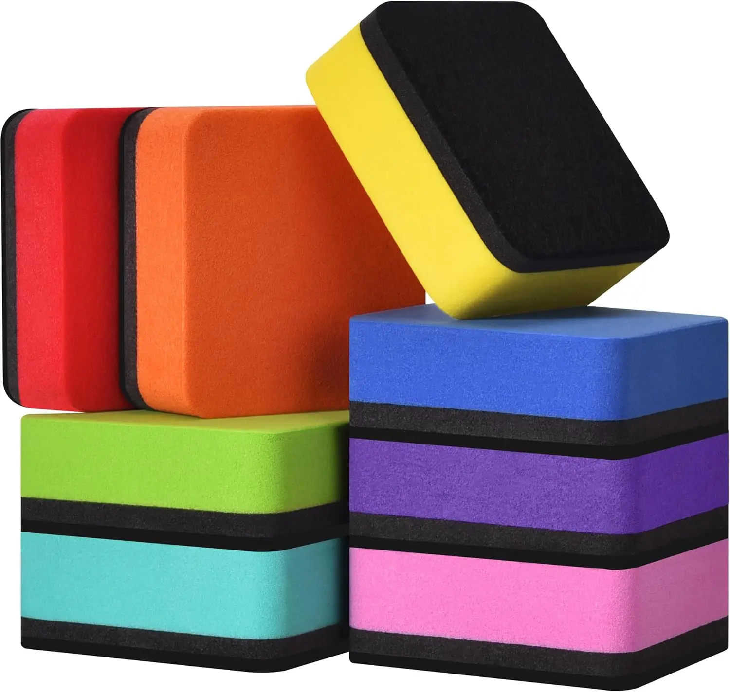Mini Dry Erase Erasers, 8 Pack Magnetic Whiteboard Erasers for Kids, Teachers, Classroom Supplies
Mini Dry Erase Erasers, 8 Pack Magnetic Whiteboard Erasers for Kids, Teachers, Classroom Supplies