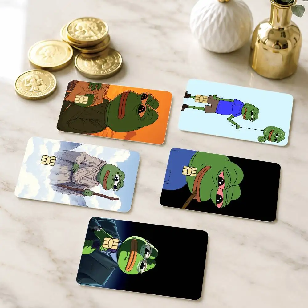 Funny cartoon Pepe the Frog Credit Card HD Stickers Small Chip Waterproof Sticker Game Card Decal Gift
Funny cartoon Pepe the Frog Credit Card HD Stickers Small Chip Waterproof Sticker Game Card Decal Gift