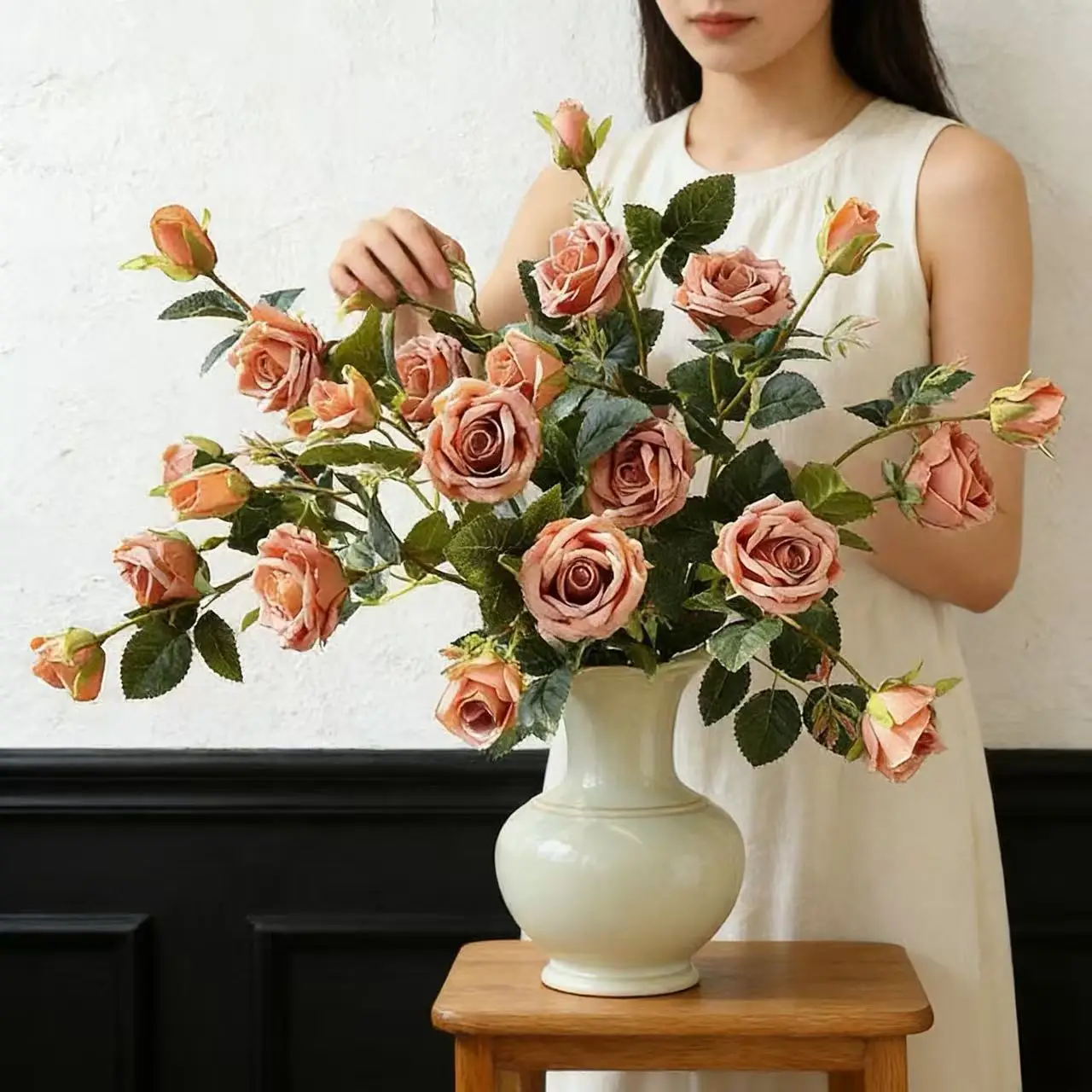 6 Heads Artificial Luxury Roses, Fake Flower Bouquet, Home Hotel B&B Wedding Landscape Decor Shooting Props
6 Heads Artificial Luxury Roses, Fake Flower Bouquet, Home Hotel B&B Wedding Landscape Decor Shooting Props