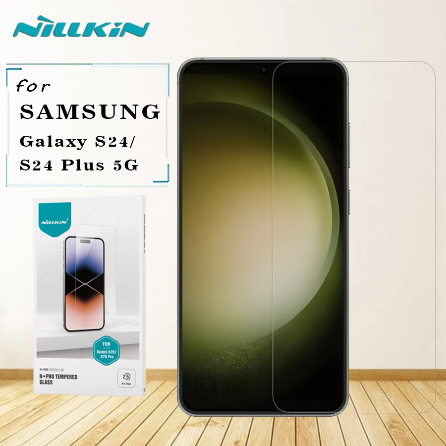 Для Samsung Galaxy S24 / S24 Plus 5G Glass Nillkin H + PRO 2.5D Закаленное стекло твердость 9H Защита экрана для Galaxy S24 Plus
Для Samsung Galaxy S24 / S24 Plus 5G Glass Nillkin H + PRO 2.5D Закаленное стекло твердость 9H Защита экрана для Galaxy S24 Plus