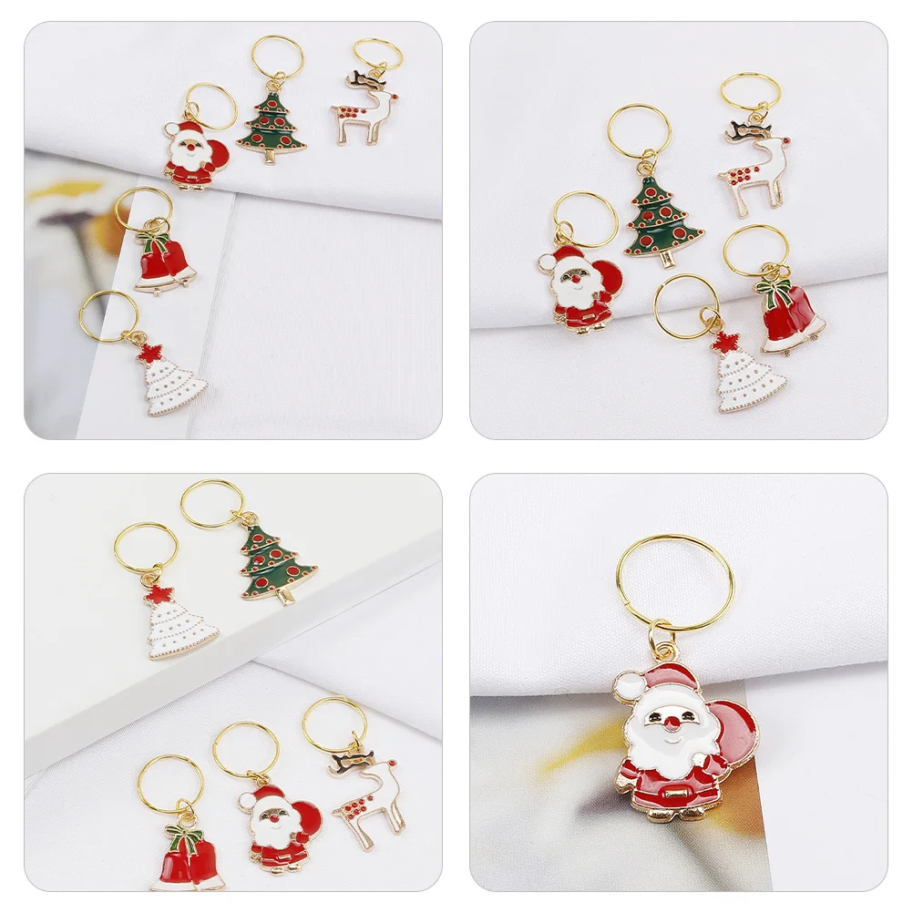 10Pcs Christmas Braid Charms Set Adorable Hair Jewelry for Women Metallic Hair Cuffs Holiday Party Accessories
10Pcs Christmas Braid Charms Set Adorable Hair Jewelry for Women Metallic Hair Cuffs Holiday Party Accessories