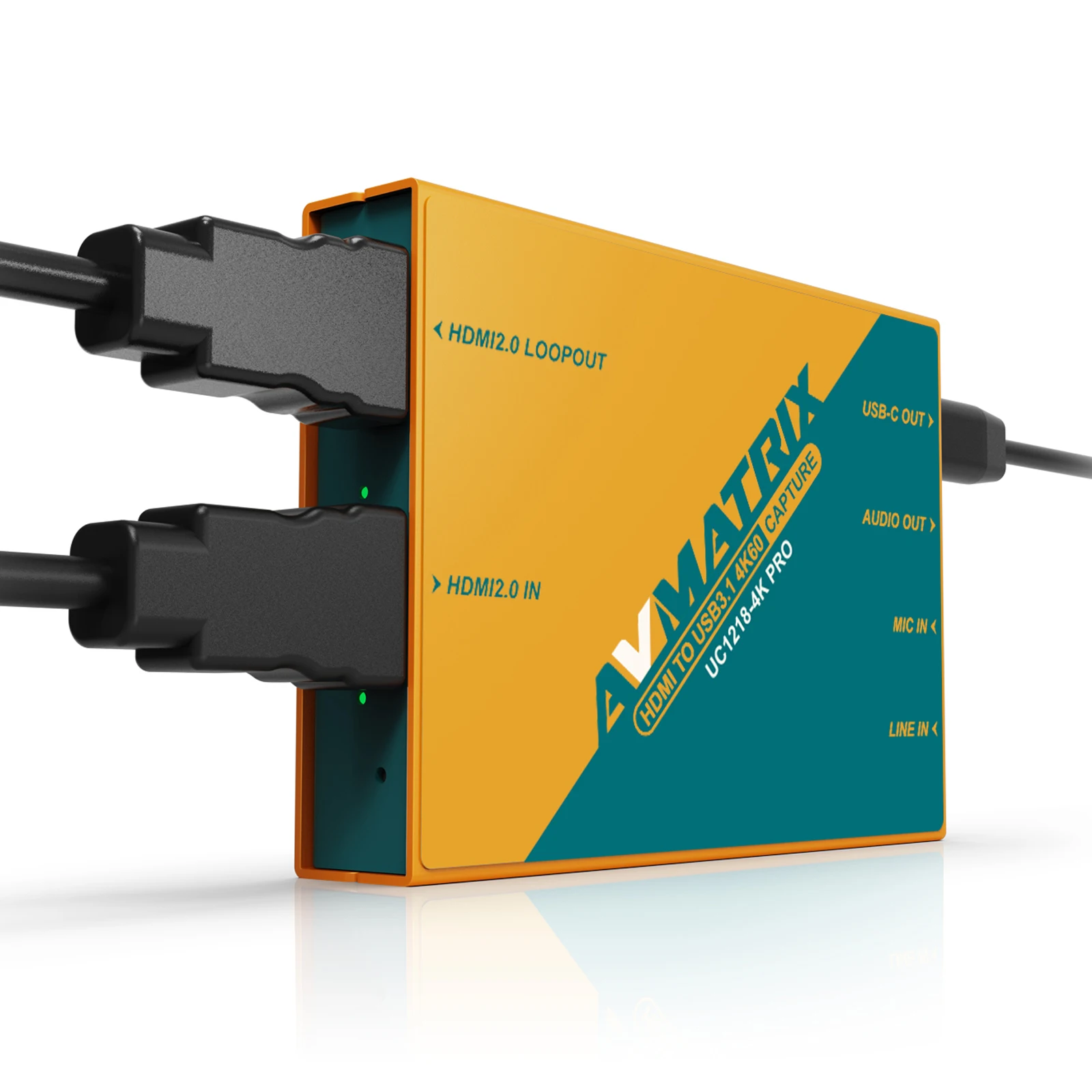 AVMATRIX UC1218-4KS/UC1218-4K PRO Multi-format Camera Capture Card Uncompressed Video Audio for 2.0 USB 3.0 4K60 Live Stream
AVMATRIX UC1218-4KS/UC1218-4K PRO Multi-format Camera Capture Card Uncompressed Video Audio for 2.0 USB 3.0 4K60 Live Stream