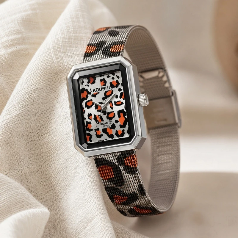 Top Brand Leopard Pattern Women's Watch Simple Square Quartz Wristwatches for Woman Fashion Luxury Ladies Watch relogio feminino
Top Brand Leopard Pattern Women's Watch Simple Square Quartz Wristwatches for Woman Fashion Luxury Ladies Watch relogio feminino