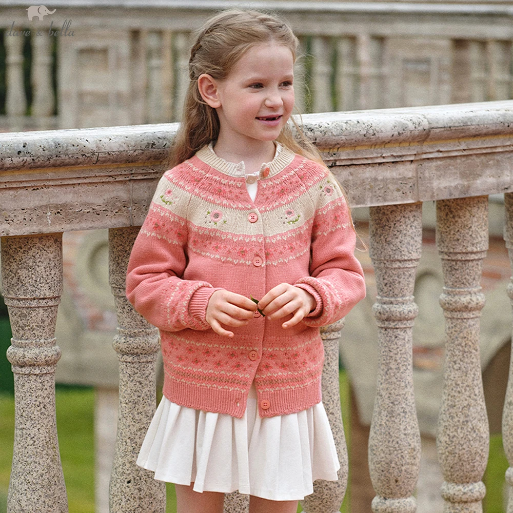 Dave Bella Autumn Spring Cardigan Sweater for Cute Girls Flower Knitted Sweater Children Button Outerwear Coat Clothes DK3253348
Dave Bella Autumn Spring Cardigan Sweater for Cute Girls Flower Knitted Sweater Children Button Outerwear Coat Clothes DK3253348