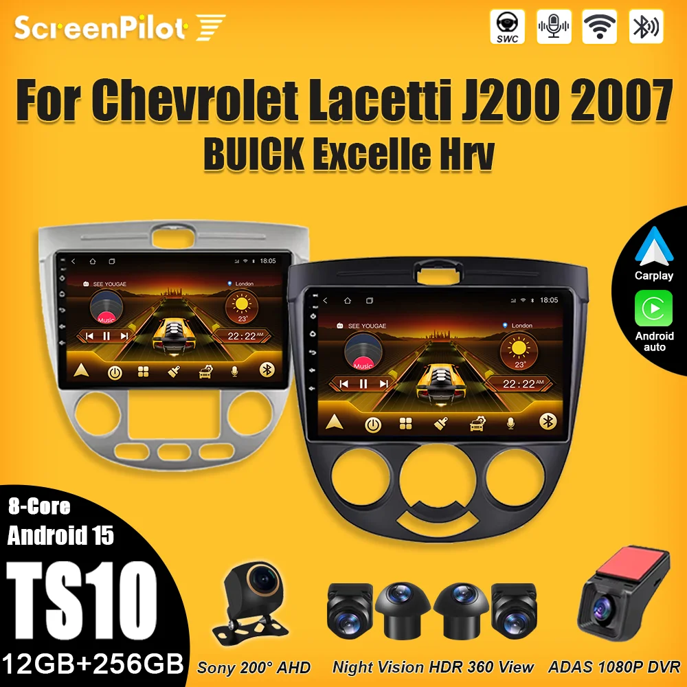 Android 15 For Chevrolet Lacetti J200 2007 BUICK Excelle Hrv Car Radio 2 din Multimedia Video Player Carplay Bluetooth 8 Core 5G
Android 15 For Chevrolet Lacetti J200 2007 BUICK Excelle Hrv Car Radio 2 din Multimedia Video Player Carplay Bluetooth 8 Core 5G