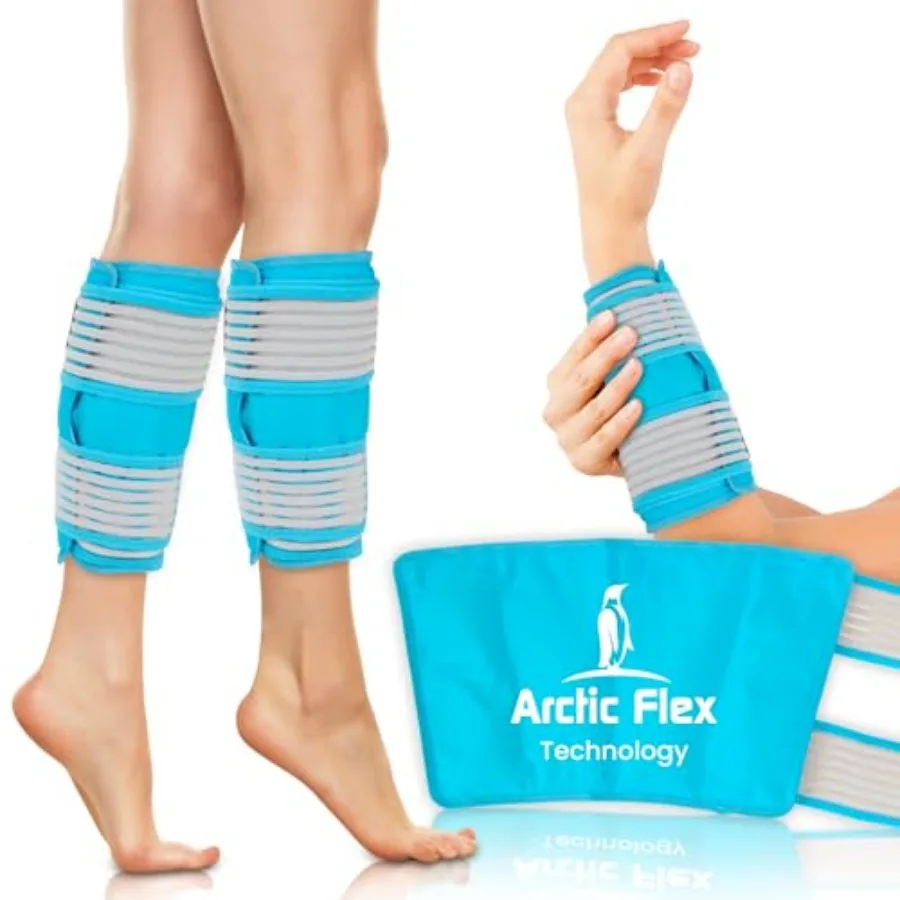 Vive Calf and Shin Ice Pack Wrap Pair - Extra Strength Hot and Cold Therapy for Shin Splints and Leg Pain - Adjustable Compress
Vive Calf and Shin Ice Pack Wrap Pair - Extra Strength Hot and Cold Therapy for Shin Splints and Leg Pain - Adjustable Compress
