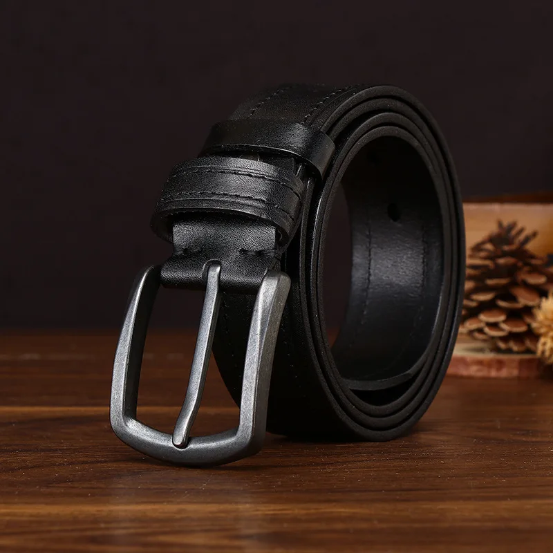 3.8cm Vintage Casual Leather Belt for Men Genuine Vegetable-tanned Top Grain Cowhide Belts Pin Buckle Versatile Jeans Belt
3.8cm Vintage Casual Leather Belt for Men Genuine Vegetable-tanned Top Grain Cowhide Belts Pin Buckle Versatile Jeans Belt