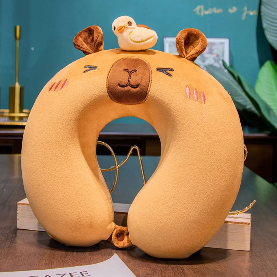 MINISO Kapibala аниме периферийные устройства U-образная плюшевая подушка для защиты шеи для сна офисная подушка милые милые дорожные подушки мягкие
MINISO Kapibala аниме периферийные устройства U-образная плюшевая подушка для защиты шеи для сна офисная подушка милые милые дорожные подушки мягкие