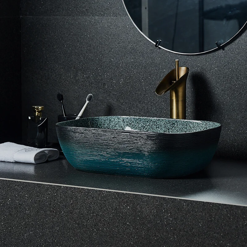 Porcelain China Classic Art violet bathroom sinks ceramic countertop wash basin handpainted
Porcelain China Classic Art violet bathroom sinks ceramic countertop wash basin handpainted