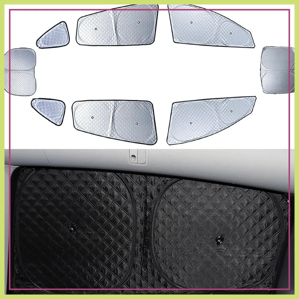 Upgrade 8 Pieces Window Shades for Tesla Model Y Juniper 2025-2026, Privacy Sunshades for 2020-2024, Camping Windshield Shades
Upgrade 8 Pieces Window Shades for Tesla Model Y Juniper 2025-2026, Privacy Sunshades for 2020-2024, Camping Windshield Shades