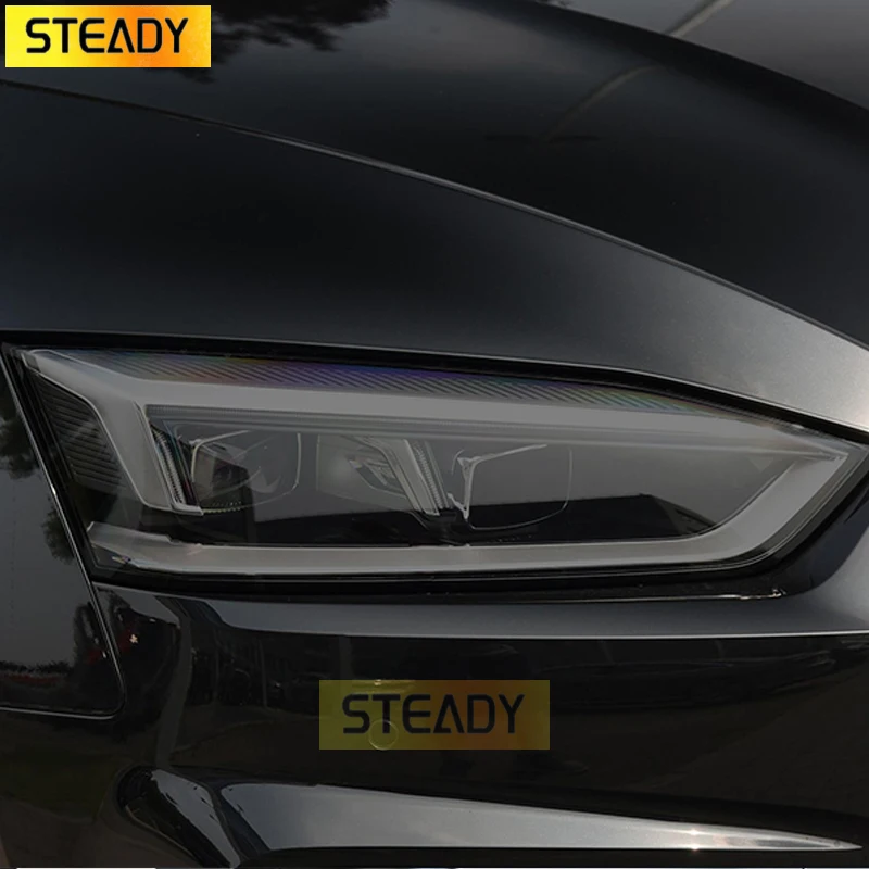 2 Pcs Car Headlight Protective Film Vinyl Transparent Black TPU Sticker For Audi A5 8T 8F 8W6 S5 RS5 2012-Present Accessories
2 Pcs Car Headlight Protective Film Vinyl Transparent Black TPU Sticker For Audi A5 8T 8F 8W6 S5 RS5 2012-Present Accessories
