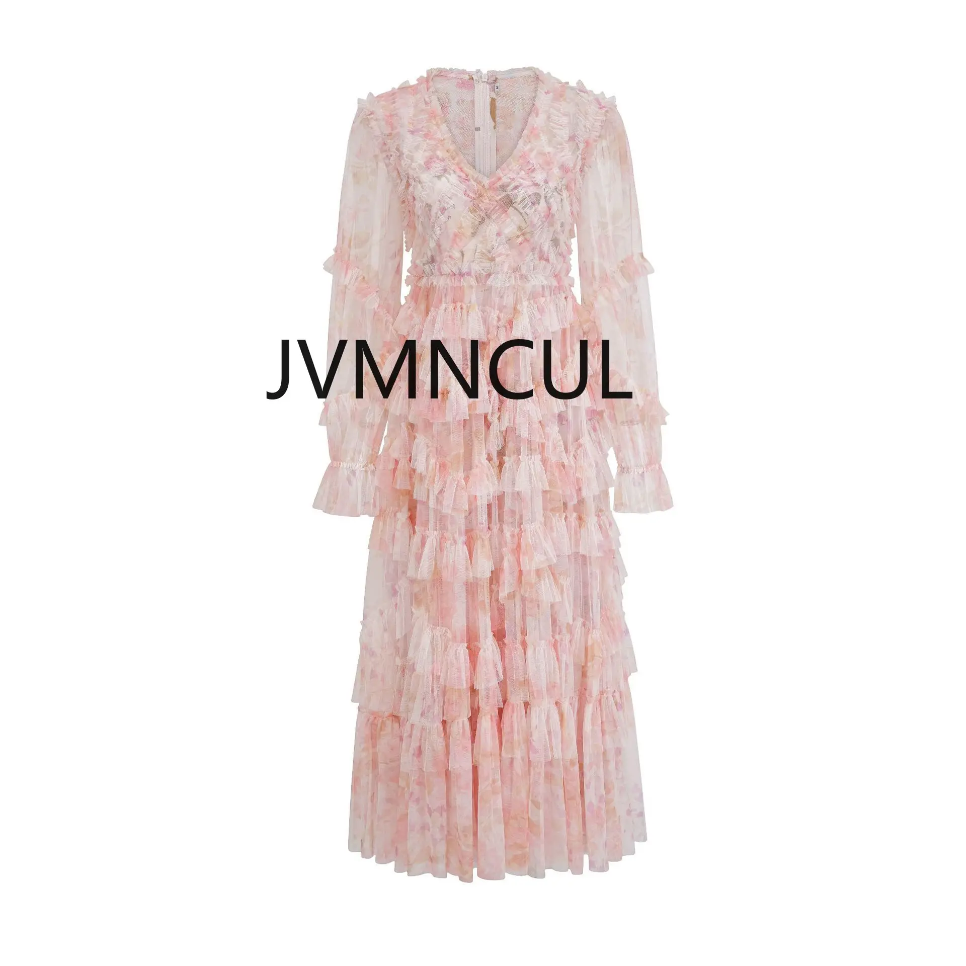 Stylish Chiffon Floral Print Long Sleeve Dress 2025 New Arrival for Parties and Events European and American Style 
Stylish Chiffon Floral Print Long Sleeve Dress 2025 New Arrival for Parties and Events European and American Style