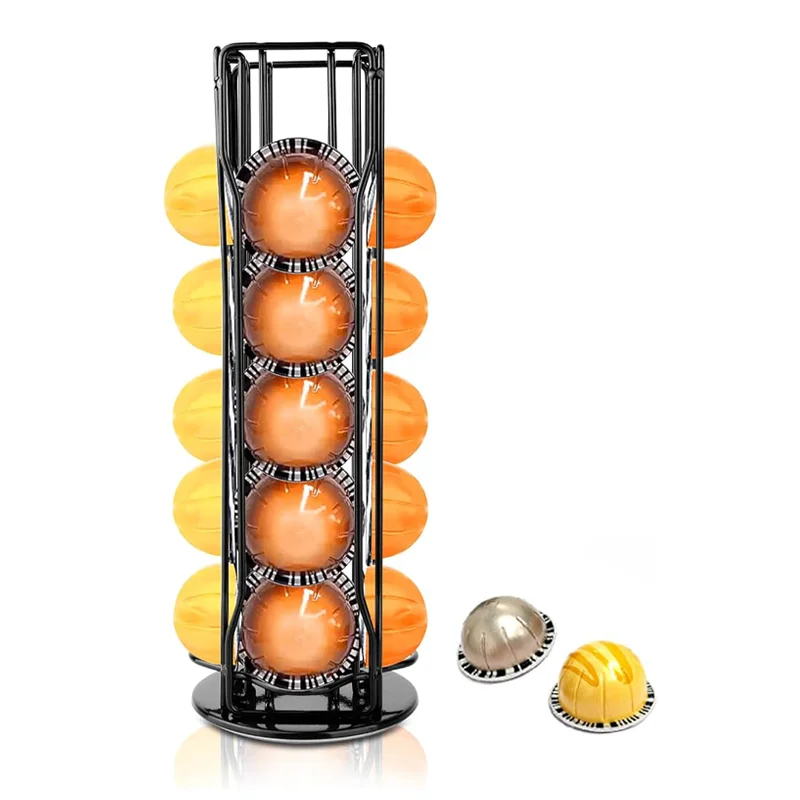 Coffee Pod Holder 360°Rotatable Vertuo Line Coffee Capsule Holder Can Holders 20 Pods For Nespresso Vertuoline Coffee Capsule
Coffee Pod Holder 360°Rotatable Vertuo Line Coffee Capsule Holder Can Holders 20 Pods For Nespresso Vertuoline Coffee Capsule