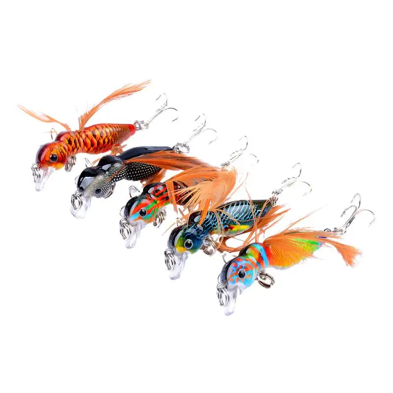 Fly Bait Fishing 5PCS Fly Popper Lures Bass Fly Fishing Lures Fly Popper Lures Bass Poppers Fly Kit Artificial Flexible Bait
Fly Bait Fishing 5PCS Fly Popper Lures Bass Fly Fishing Lures Fly Popper Lures Bass Poppers Fly Kit Artificial Flexible Bait