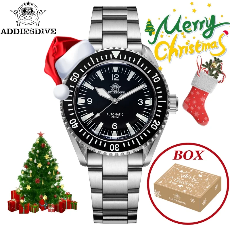 ADDIESDIVE AD2056 Men Watch BGW9 Super Luminous Sapphire Crystal 20Bar Waterproof Automatic Mechanical Watch Christmas Gift
ADDIESDIVE AD2056 Men Watch BGW9 Super Luminous Sapphire Crystal 20Bar Waterproof Automatic Mechanical Watch Christmas Gift