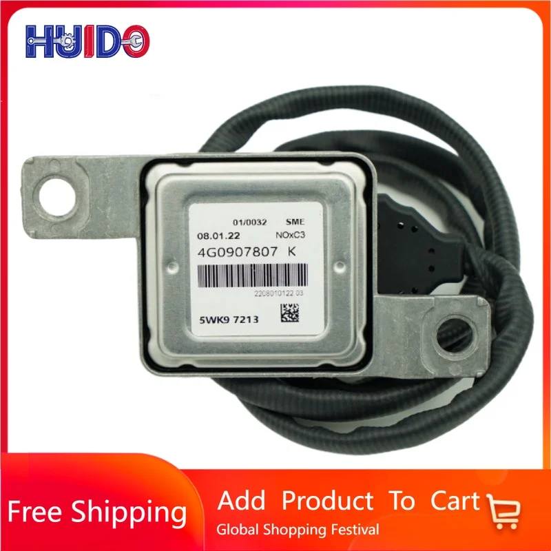 5WK97213 4G0907807K Nox Sensor Nitrogen Oxygen Sensor for for Volkswagen Audi
5WK97213 4G0907807K Nox Sensor Nitrogen Oxygen Sensor for for Volkswagen Audi