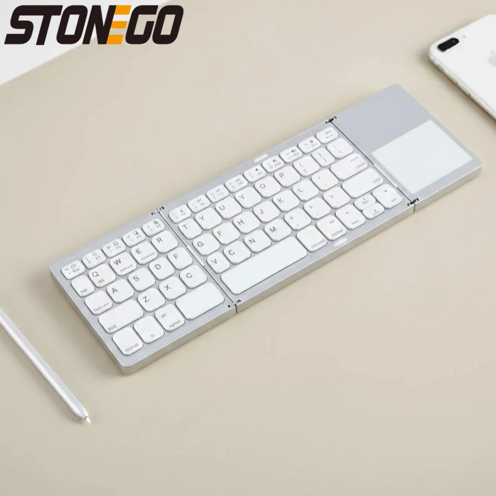 Портативная мини-клавиатура Bluetooth с тачпадом, складная беспроводная клавиатура для Android, Windows, ПК, iOS, удобная для путешествий
Портативная мини-клавиатура Bluetooth с тачпадом, складная беспроводная клавиатура для Android, Windows, ПК, iOS, удобная для путешествий