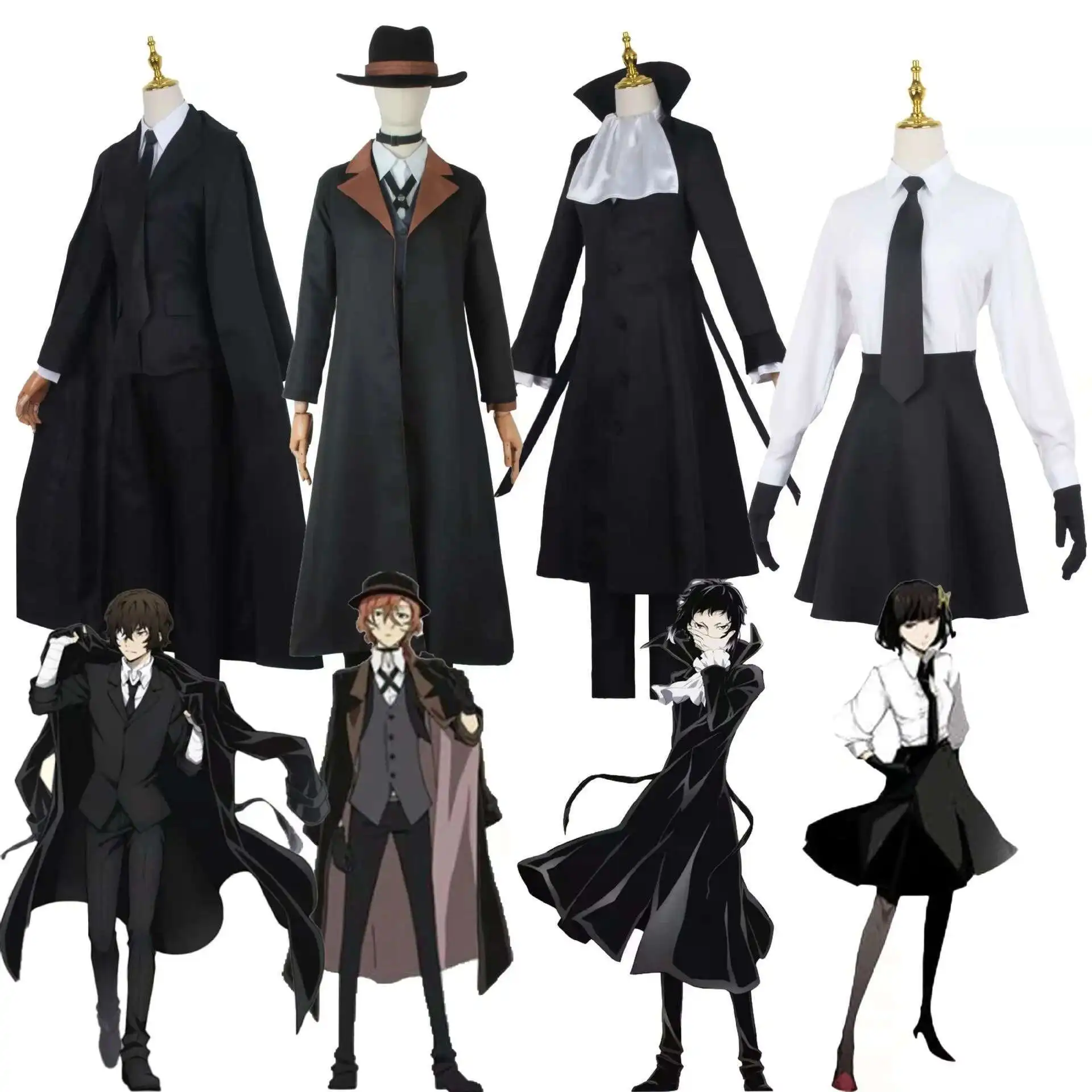Anime Bungou Stray Dogs Nakahara Chuuya Cosplay Costume Wig Hat Glove Jacket Pants Female Dazai Cosplay Suit
Anime Bungou Stray Dogs Nakahara Chuuya Cosplay Costume Wig Hat Glove Jacket Pants Female Dazai Cosplay Suit