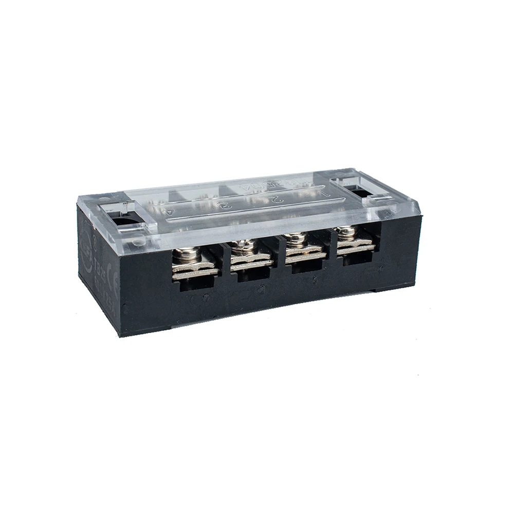 5 Sets 4 Positions Tinned Steel Terminal Block Connector Electric Wire Barrier Strip Power Terminals Safety Cover Insulated
5 Sets 4 Positions Tinned Steel Terminal Block Connector Electric Wire Barrier Strip Power Terminals Safety Cover Insulated