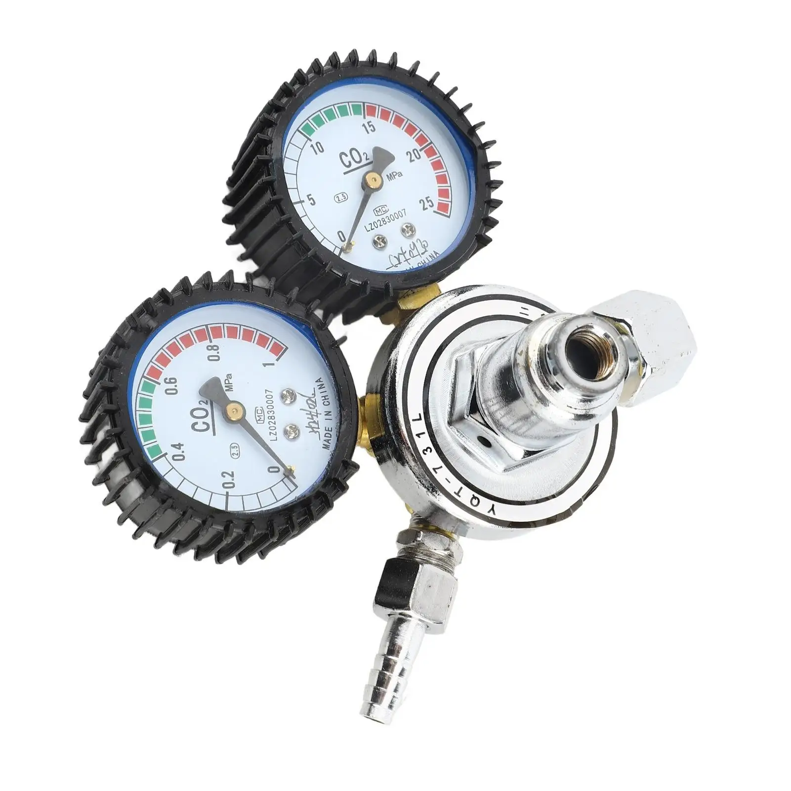 G5/8 CO2 Pressure Regulator for Carbon Dioxide for gas Bottles Welding Pressure Reducer Measuring Instrument 
G5/8 CO2 Pressure Regulator for Carbon Dioxide for gas Bottles Welding Pressure Reducer Measuring Instrument