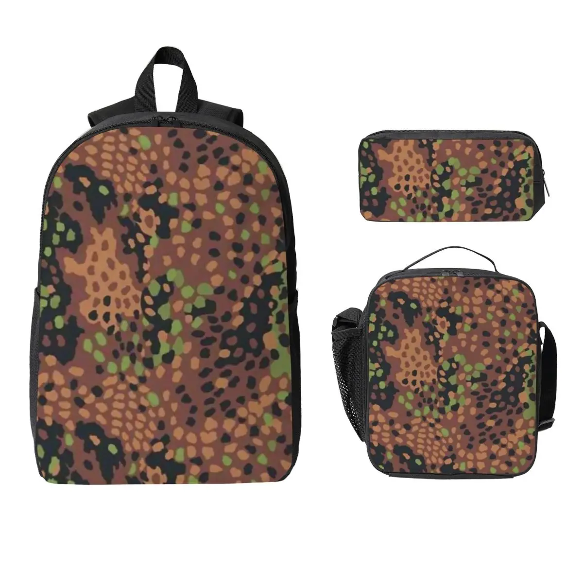 Splintertarn German WW2 Camouflage Army Military Camo Backpack BookBag School Bag Laptop Shoulder Bags 3ps Lunch Bag Pencil Case
Splintertarn German WW2 Camouflage Army Military Camo Backpack BookBag School Bag Laptop Shoulder Bags 3ps Lunch Bag Pencil Case