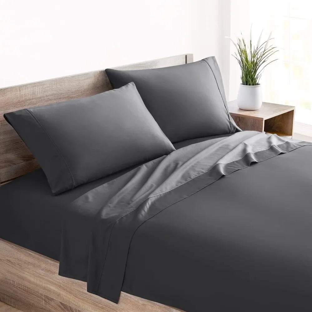 Комплект постельного белья Mellanni 400 Thread Count из хлопкового сатина — 4-х предметный комплект белых простыней — подходит для матрасов до 16 глубоких — Cooling She
Комплект постельного белья Mellanni 400 Thread Count из хлопкового сатина — 4-х предметный комплект белых простыней — подходит для матрасов до 16 глубоких — Cooling She