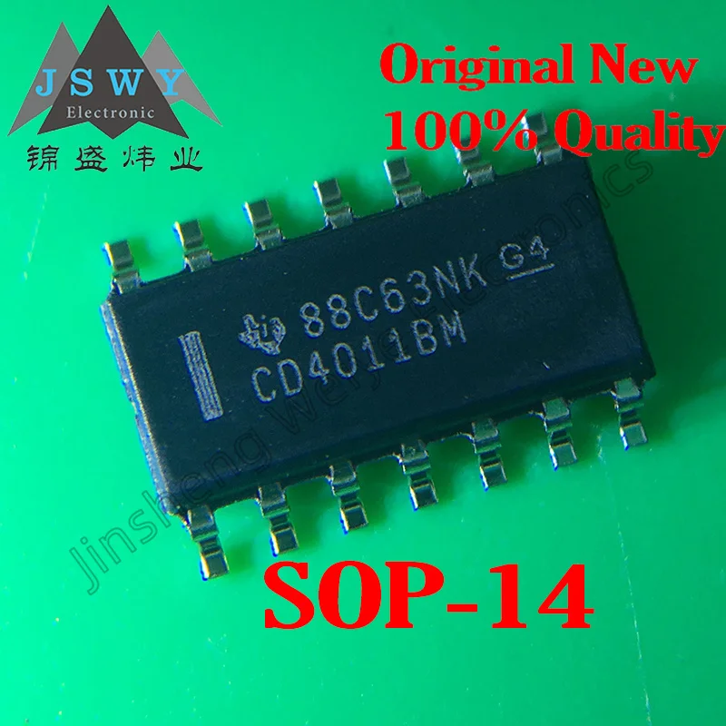 (20/100PCS) CD4011BM96 CD4011BM SOP-14 Quad 2-input NAND Gate Logic Chip Brand new and original in stock with fast shipping
(20/100PCS) CD4011BM96 CD4011BM SOP-14 Quad 2-input NAND Gate Logic Chip Brand new and original in stock with fast shipping