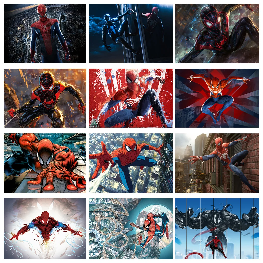 MINISO Marvel Superhero Spider-Man Wall Art Poster Heroism Home Decor Suitable for all environments Room Decor Canvas Painting
MINISO Marvel Superhero Spider-Man Wall Art Poster Heroism Home Decor Suitable for all environments Room Decor Canvas Painting