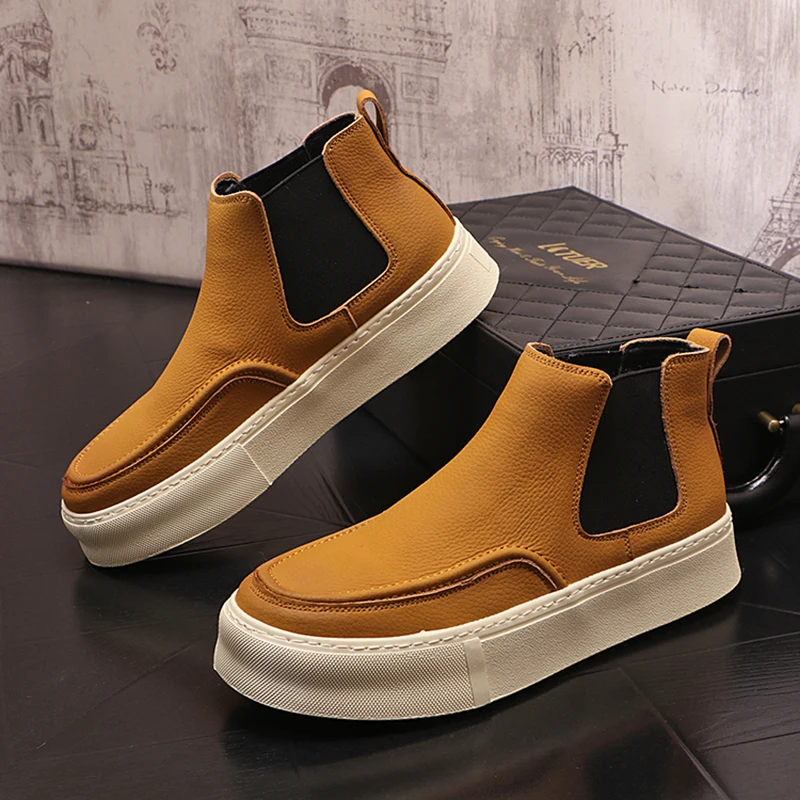 men luxury fashion party prom dress chelsea boots original leather shoes slip-on cowboy ankle boot spring autumn platform botas
men luxury fashion party prom dress chelsea boots original leather shoes slip-on cowboy ankle boot spring autumn platform botas