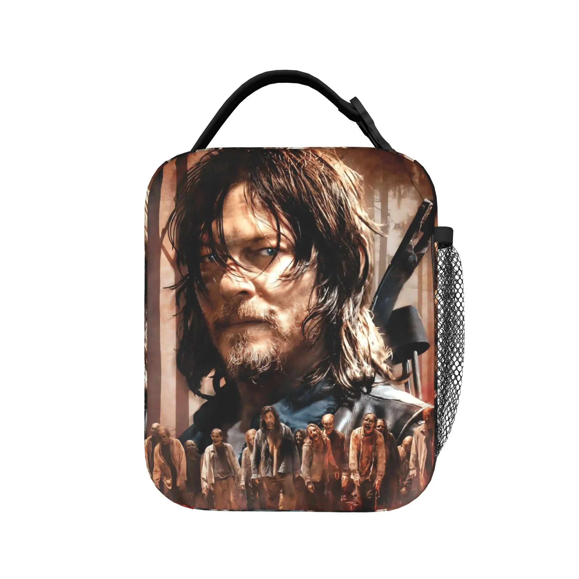 The Walking Dead Daryl Dixon Lunch Bag Picnic Lunch Box For Unisex Tote Food Bags Waterproof Portable Insulated Cooler Bag
The Walking Dead Daryl Dixon Lunch Bag Picnic Lunch Box For Unisex Tote Food Bags Waterproof Portable Insulated Cooler Bag