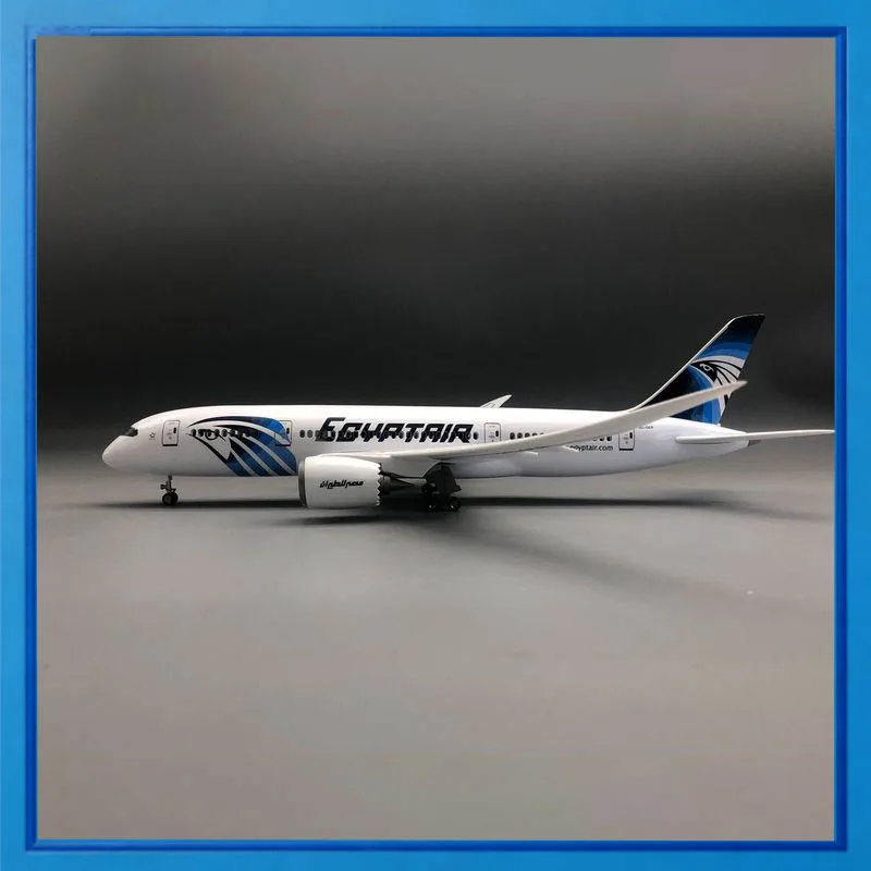 Egyptair Boe ing 787 Airplane Model 43Cm Simulated Static With Led Light And Wheels For Aviation Collection Adult Enthusiasts
Egyptair Boe ing 787 Airplane Model 43Cm Simulated Static With Led Light And Wheels For Aviation Collection Adult Enthusiasts