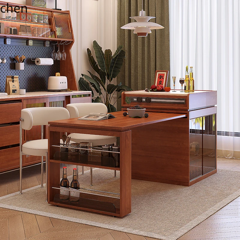 QZT Household Storage Multifunctional Dining Table Kitchen Island Dining Table and Chairs
QZT Household Storage Multifunctional Dining Table Kitchen Island Dining Table and Chairs