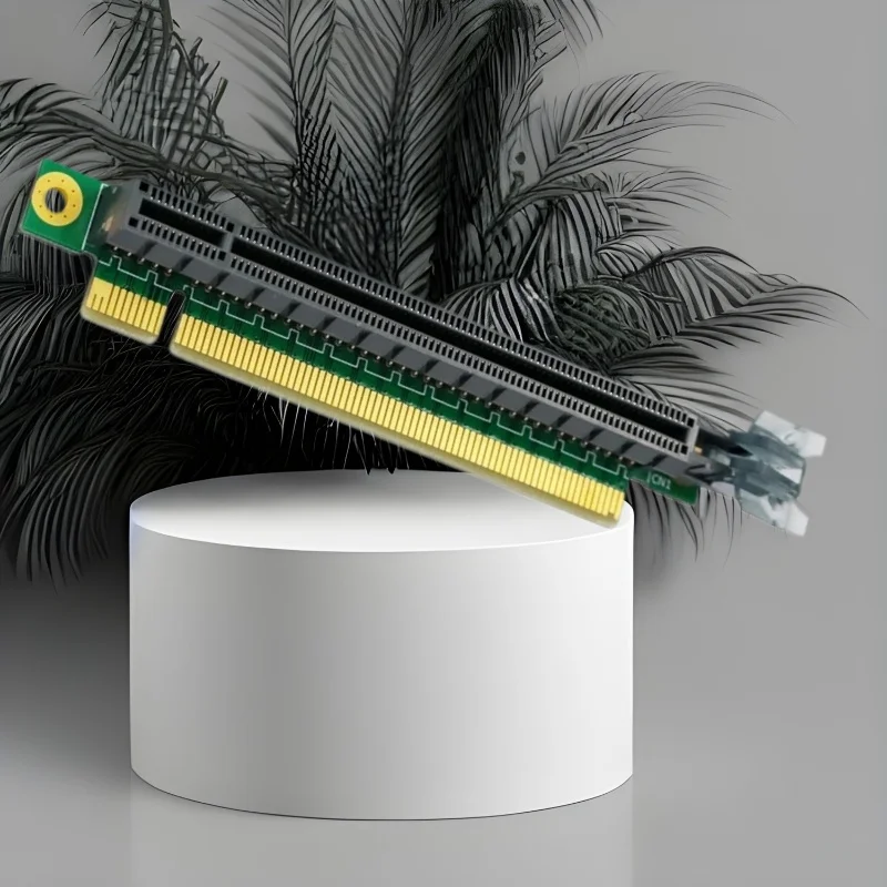 PCIE X16 Male to X16 Slot Connectors 90 Degree Right Angle PCI-E PCI Express 16X Extender Riser Adapter Card for 1U 2U PC Server
PCIE X16 Male to X16 Slot Connectors 90 Degree Right Angle PCI-E PCI Express 16X Extender Riser Adapter Card for 1U 2U PC Server