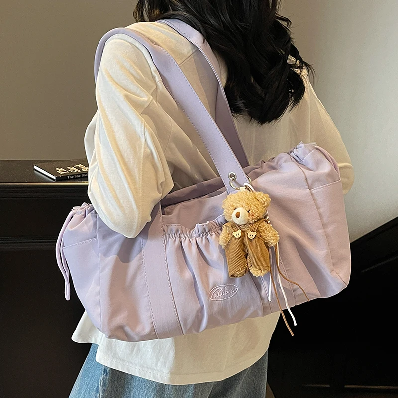 High Aesthetic Purple Taro Canvas oulder Bag Women Large Capaci Handheld Tote Commuter Bag Soft Foldable Square ape
High Aesthetic Purple Taro Canvas oulder Bag Women Large Capaci Handheld Tote Commuter Bag Soft Foldable Square ape