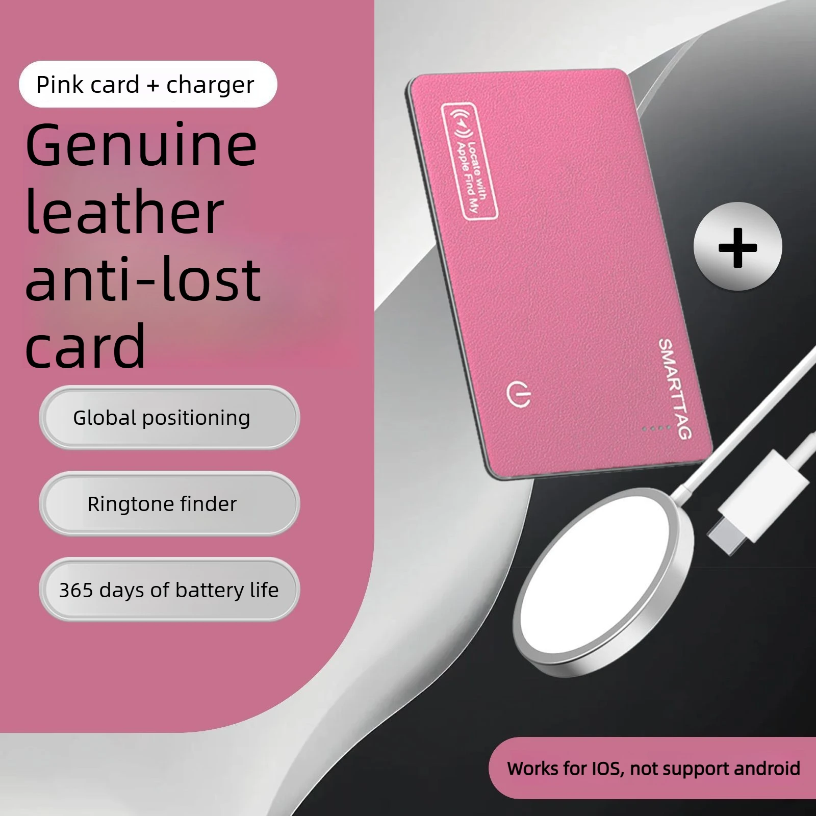 CD Thin Airtag (iOS Only) Bluetooth Wallet Tracker Card Wireless Charging For IOS Find My IP68 Waterproof Item Tracker Smart Tag
CD Thin Airtag (iOS Only) Bluetooth Wallet Tracker Card Wireless Charging For IOS Find My IP68 Waterproof Item Tracker Smart Tag