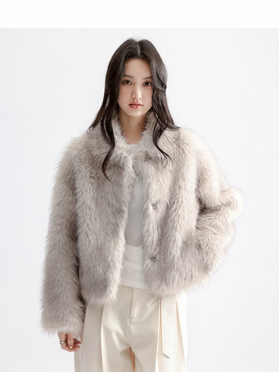 CHACHA Nagoya Series Plush Fur Jacket Women's Winter Loose Warm Collar Coat Eco-friendly Polyester Spandex Long Sleeve Short ...
CHACHA Nagoya Series Plush Fur Jacket Women's Winter Loose Warm Collar Coat Eco-friendly Polyester Spandex Long Sleeve Short ...