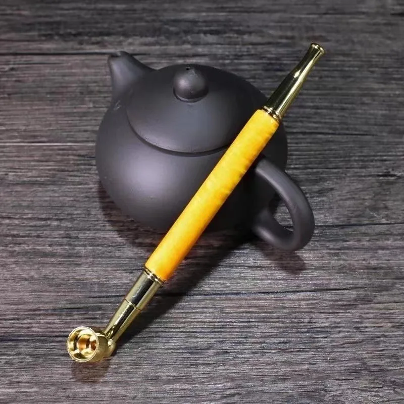 Classic Chinese-Style Reusable Wooden Tobacco Pipe with Washable Mouthpiece - Dual-Function Smoking Accessory
Classic Chinese-Style Reusable Wooden Tobacco Pipe with Washable Mouthpiece - Dual-Function Smoking Accessory