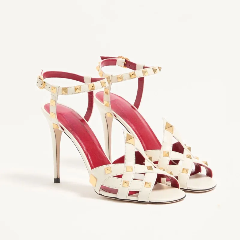 Women's Pyramid Studded Caged Stiletto Sandals Crisscross Multi Strap Open Toe Ankle Buckle High Heels Punk Sexy Evening Party
Women's Pyramid Studded Caged Stiletto Sandals Crisscross Multi Strap Open Toe Ankle Buckle High Heels Punk Sexy Evening Party