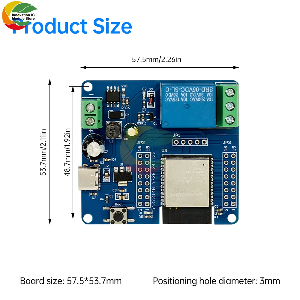 DC5-60V ESP32-C6 Development Board Type-C 5V ESP32-C6 WiFi Bluetooth 1 Channel Relay Module
DC5-60V ESP32-C6 Development Board Type-C 5V ESP32-C6 WiFi Bluetooth 1 Channel Relay Module
