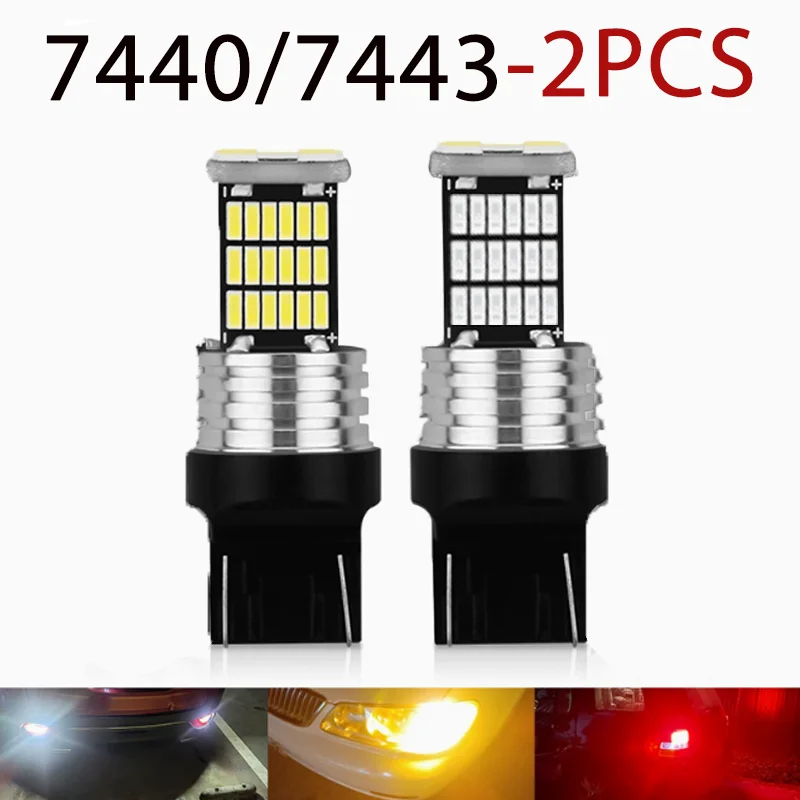2Pcs Car Led Brake Light T15 W16W Led Bulb 7440 7443 4014 45Smd Reversing Turn Signal Light Reversing Light Parking Light Signal Light
2Pcs Car Led Brake Light T15 W16W Led Bulb 7440 7443 4014 45Smd Reversing Turn Signal Light Reversing Light Parking Light Signal Light