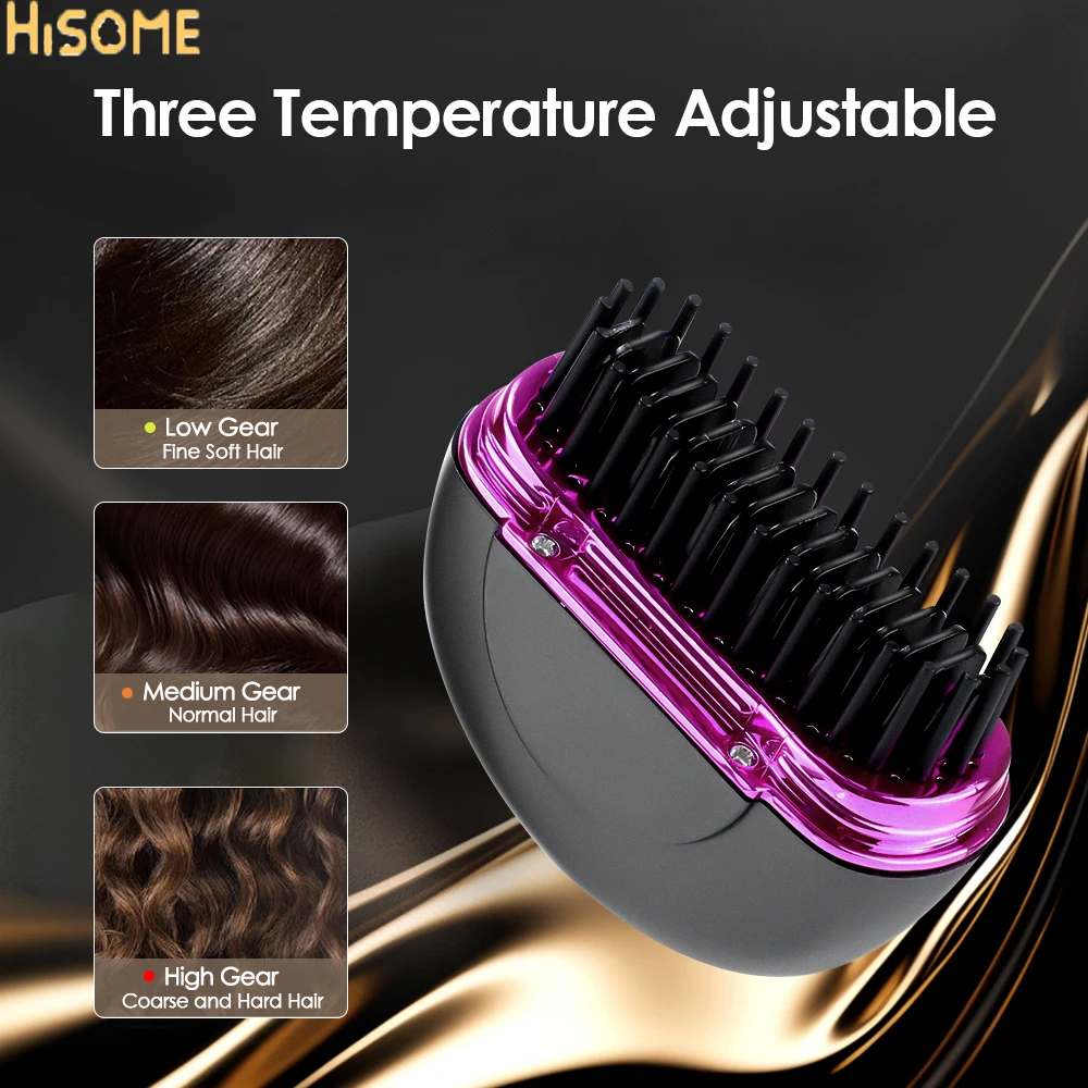 Mini Electric Straightening Comb Anti-Scald Wireless Hair Comb with 3 Temperature Adjustment Straightening Brush Portable for Tr
Mini Electric Straightening Comb Anti-Scald Wireless Hair Comb with 3 Temperature Adjustment Straightening Brush Portable for Tr