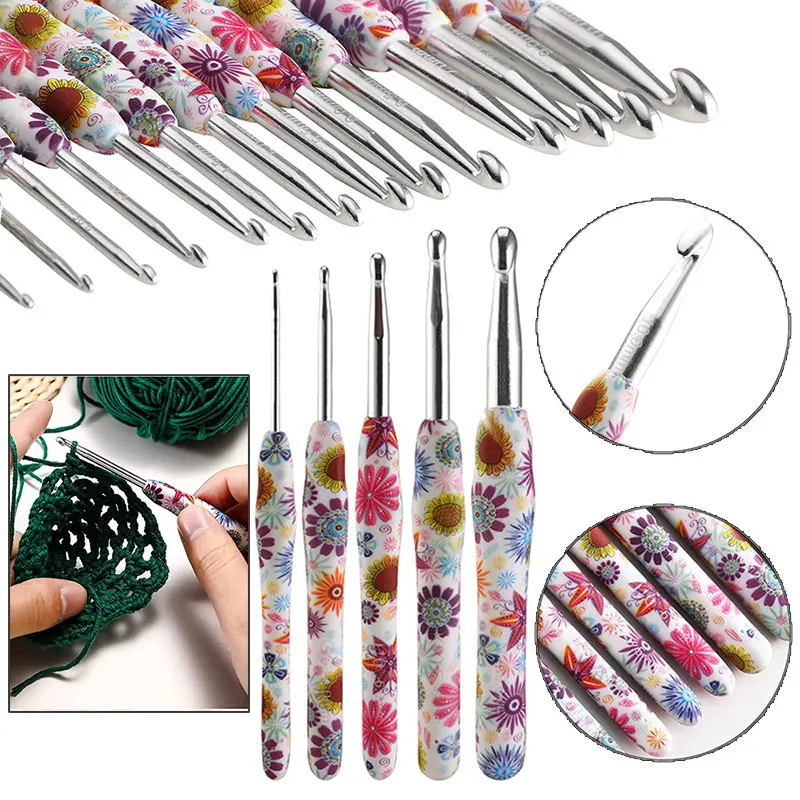 1pcs 2.25-10MM Crochet Hook Rubber Grip Extra Long Crochet Needles Ergonomic Hand Tools for DIY Apparel Sewing Supplies
1pcs 2.25-10MM Crochet Hook Rubber Grip Extra Long Crochet Needles Ergonomic Hand Tools for DIY Apparel Sewing Supplies